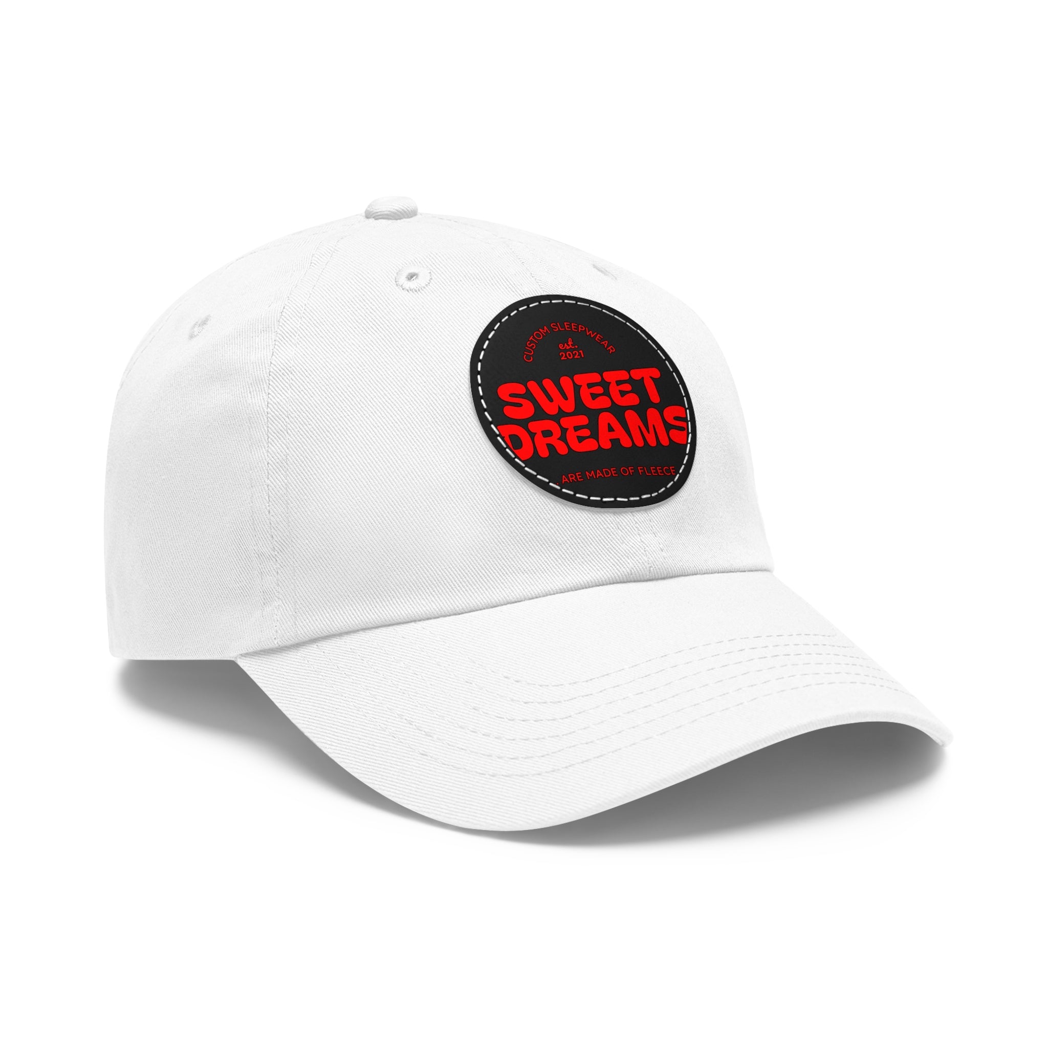 Sweet Dreams Leather Patch Dad Hat