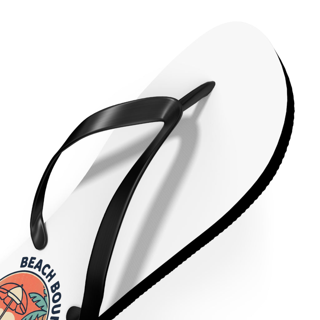 Beach Bound Flip Flops — Sun, Sand & Relaxation Graphic Sandals