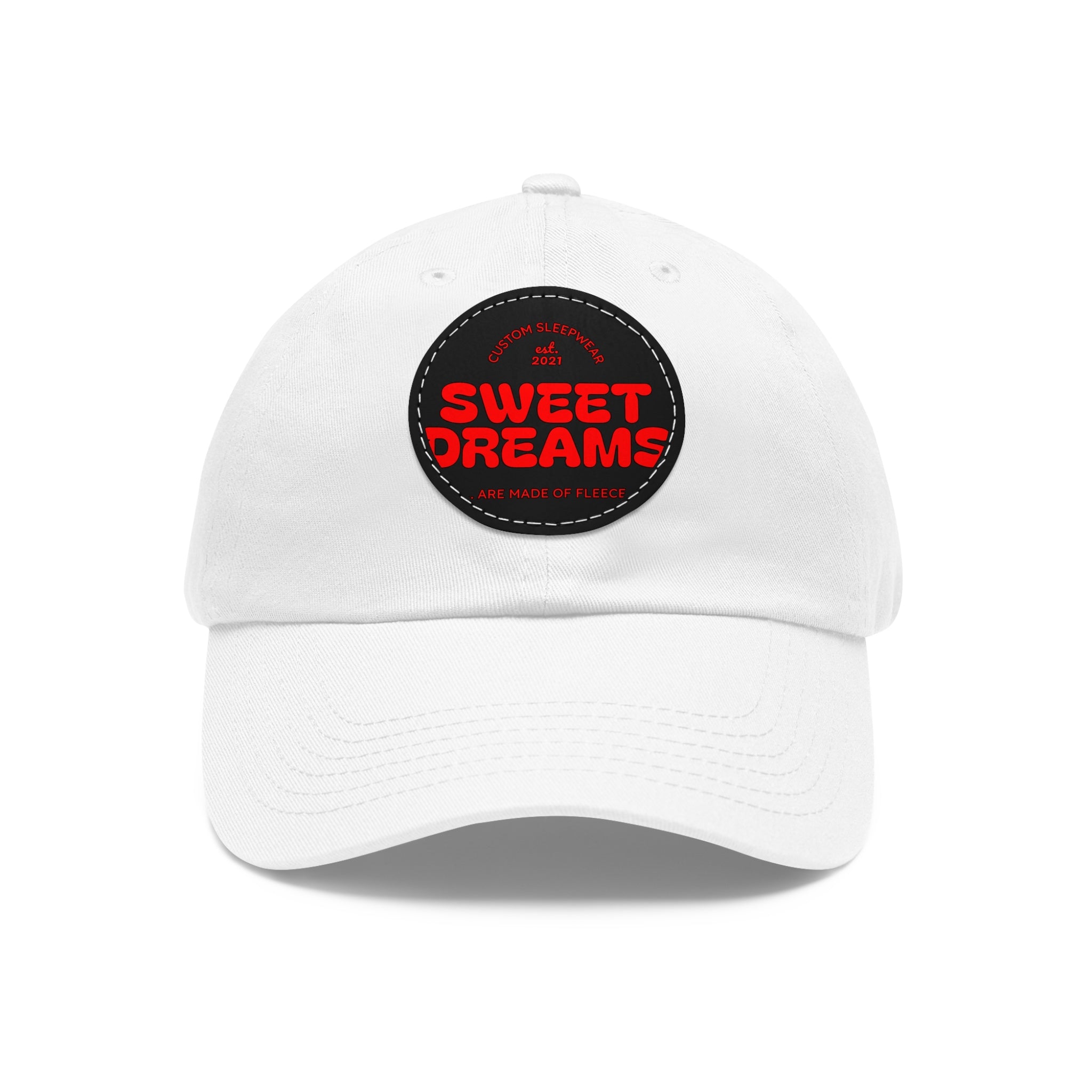 Sweet Dreams Leather Patch Dad Hat